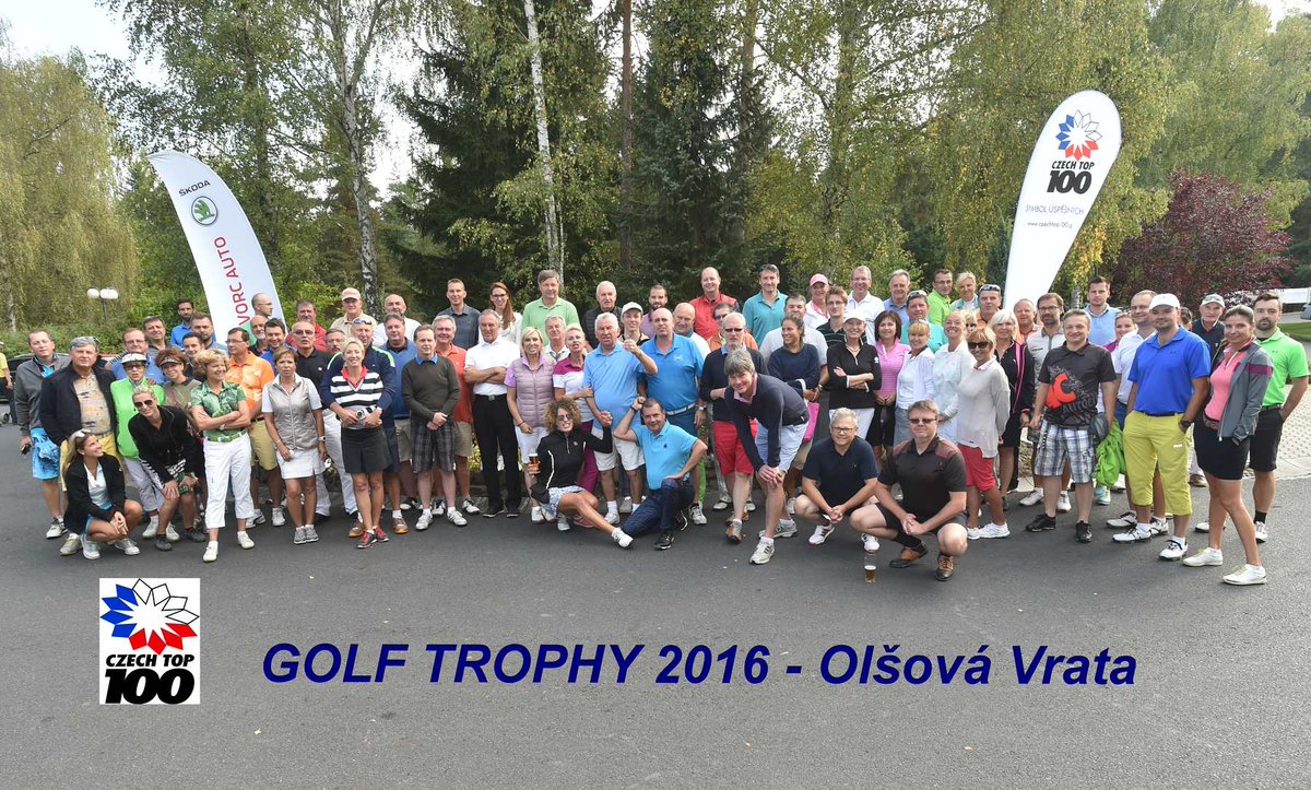 CZECH TOP 100 Golf trophy 2016 v Karlových Varech, Olšovkách.