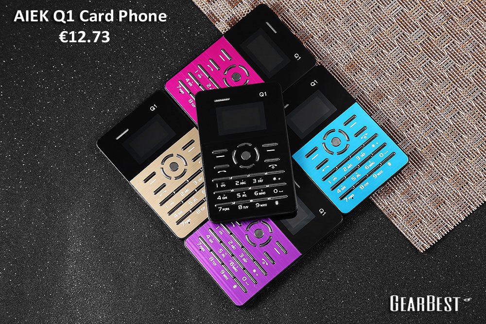 GearBest_Italia's tweet photo. #Aiek Q1 #cardphone #FlashSale a soli 12.73€.
😊 Che carino ! https://t.co/uWSzJr2WrK https://t.co/iRzYjA4i0r