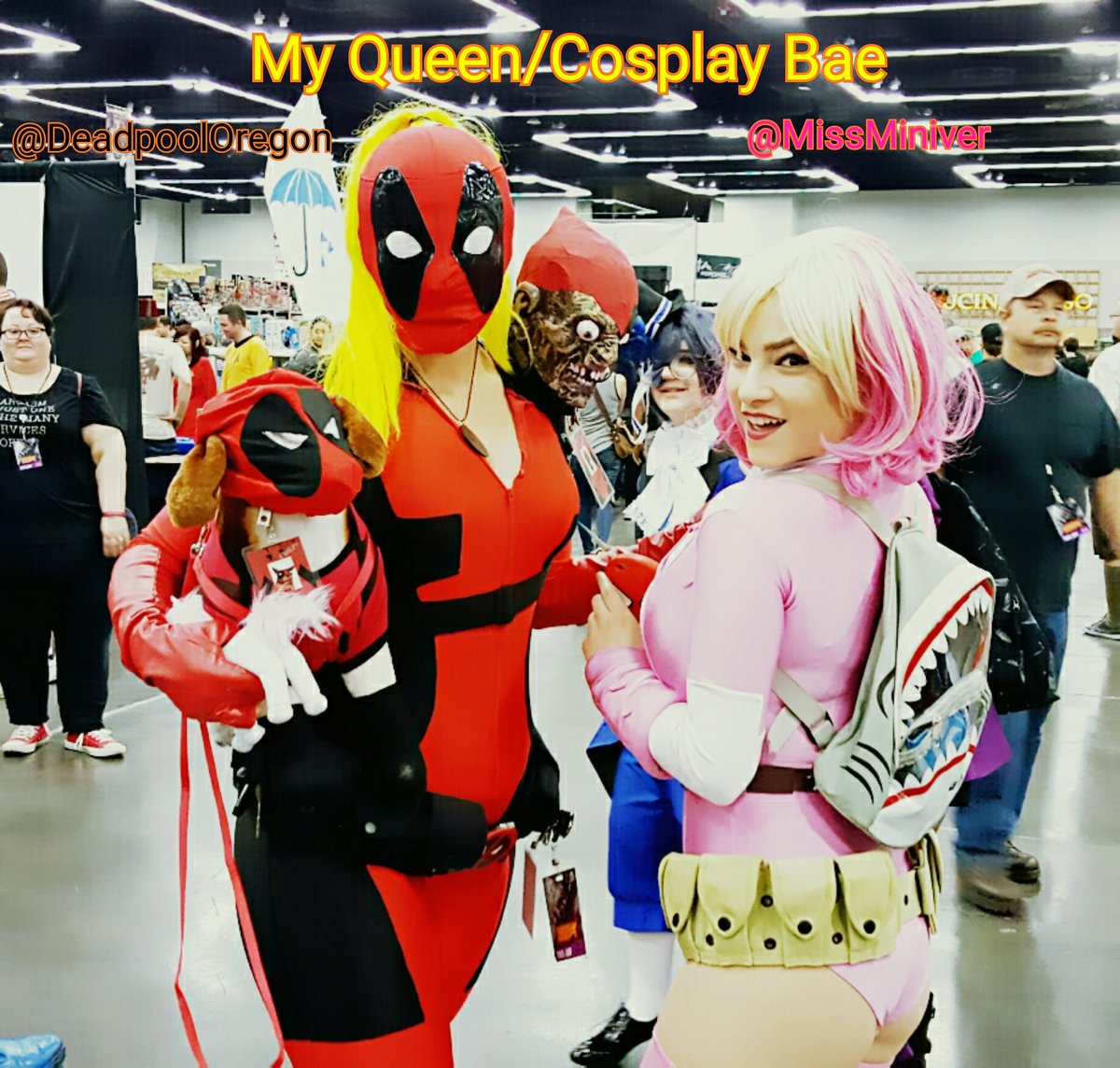 DeadpoolOregon's tweet photo. The only Gwenpool in my life outside the comics, @MissMiniver #DeadpoolVariant #Gwenpool #DeadpoolCorps https://t.co/XFvo7C5HoH