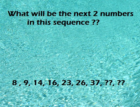 Go4IQTest's tweet image. What will be the next 2 numbers in this sequence ??
Take a free iq test online visit - bit.ly/2aPNXnz