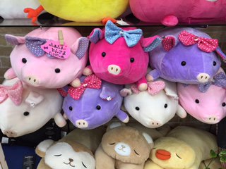 バンビーナ ふぁふぁとんさま ぬいぐるみ ピンク パープル ブタぬいぐるみ バンビーナ Bam Bina とんさま ぬいぐるみ ピンク｜Yahoo!フリマ（旧