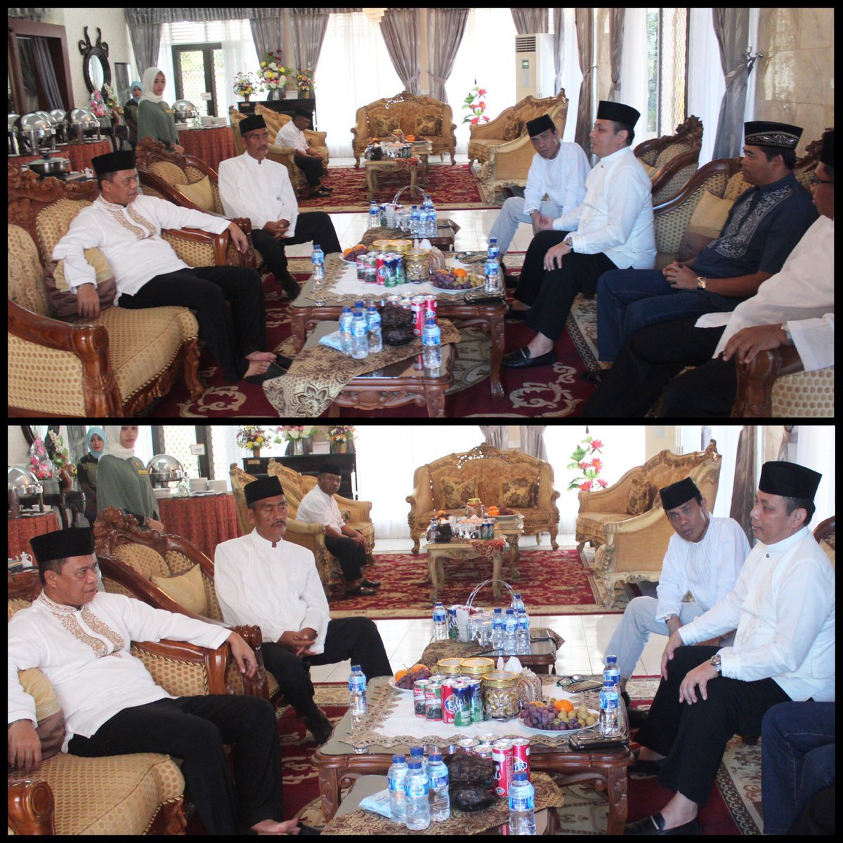 Silaturrahmi para Pejabat Utama Polda Suslsel di Tumah Jabatan Kapolda Sulsel