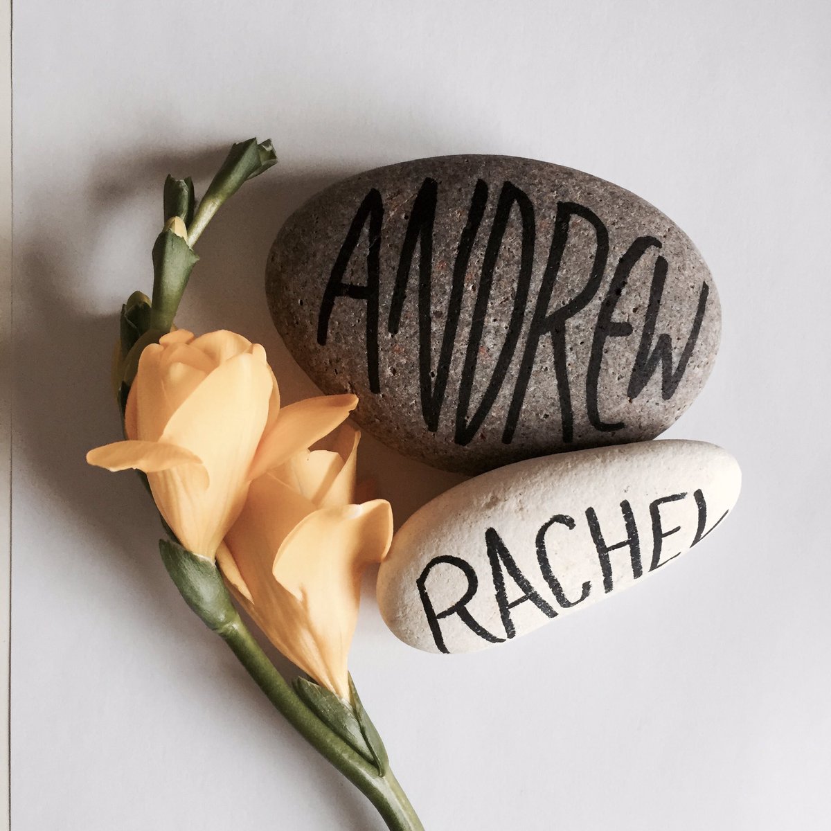 _somethingMADE's tweet image. Wedding pebbles #wedding #cute #rocks #stationery #placecards