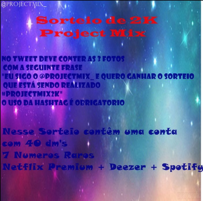 Btsinmyheartbr's tweet photo. Eu sigo o @Projectmix_ e quero ganhar o sorteio que está realizando #Projectmix2K https://t.co/xa1FMGsVdh