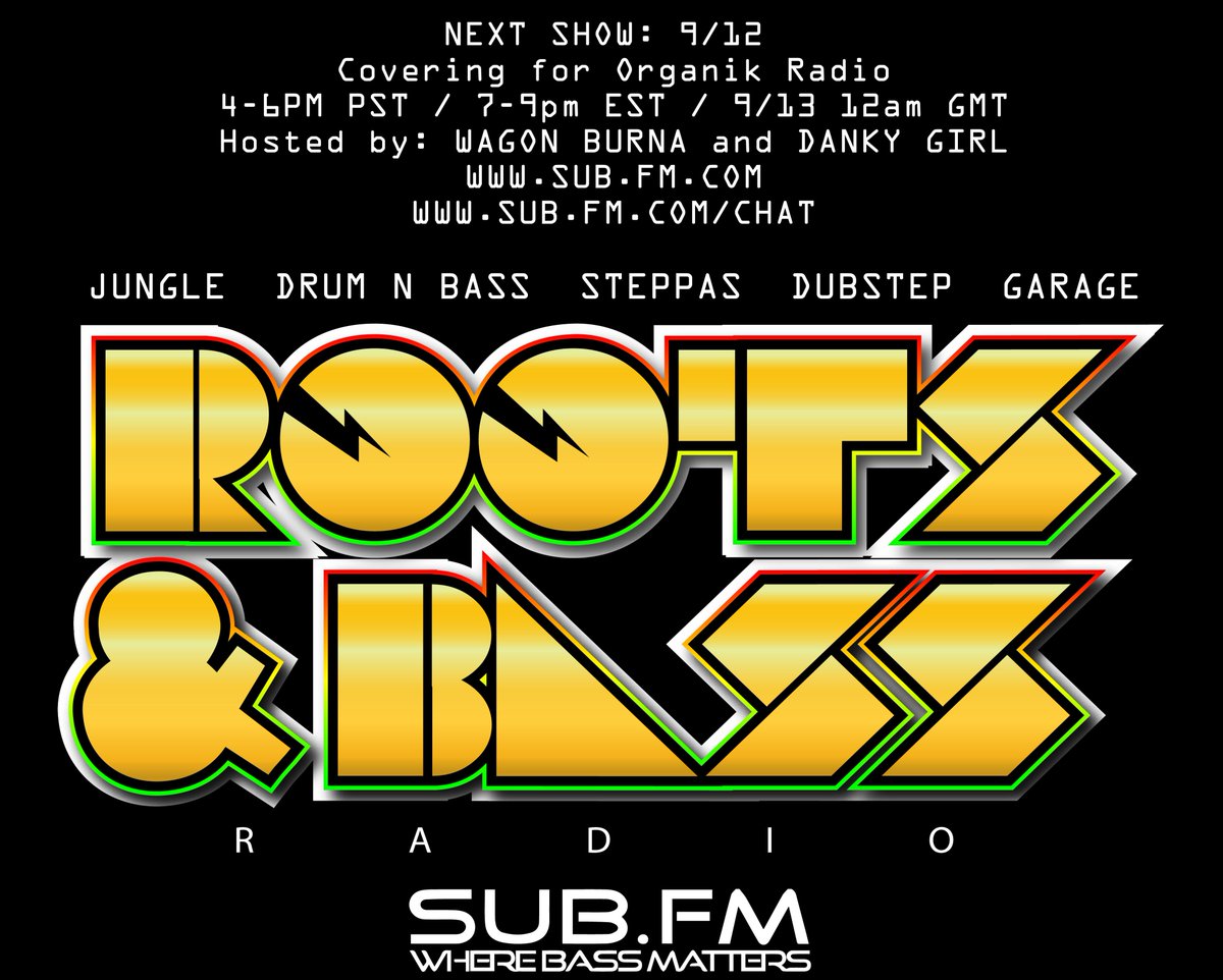 DankGRFX's tweet photo. #SubFm #RootsandBassRadio #DankyGirl #WagonBurna https://t.co/JAEk5oZuep