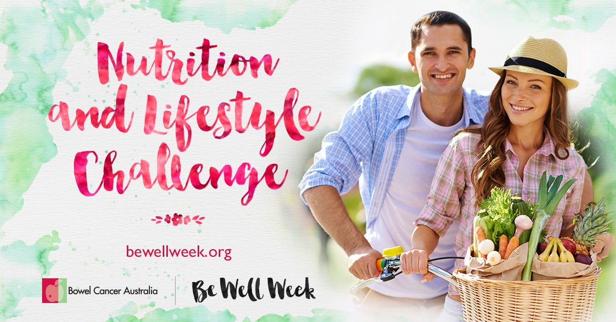 BowelCancerAust's tweet photo. Keep the #BeWellWeek momentum going! Visit >> https://t.co/cyeu9EnM8t
#BowelCancerAustralia https://t.co/S4waODWOVA