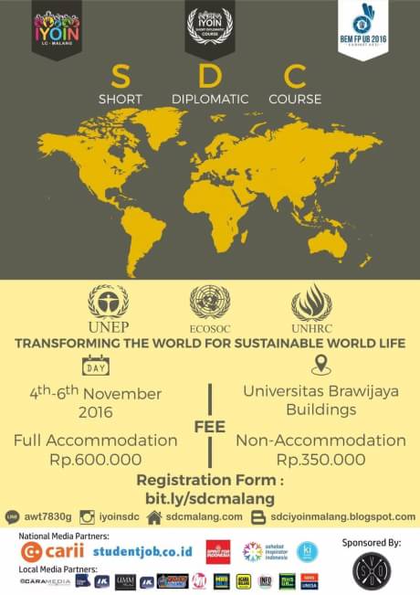 IYOINorg's tweet photo. Short Diplomatic Course | Regist at https://t.co/80aIDSsdR1 | Nov 4-6 2016 at UB Building #sdcmalang16 https://t.co/ur6QOeMDlM @iyoinmlg