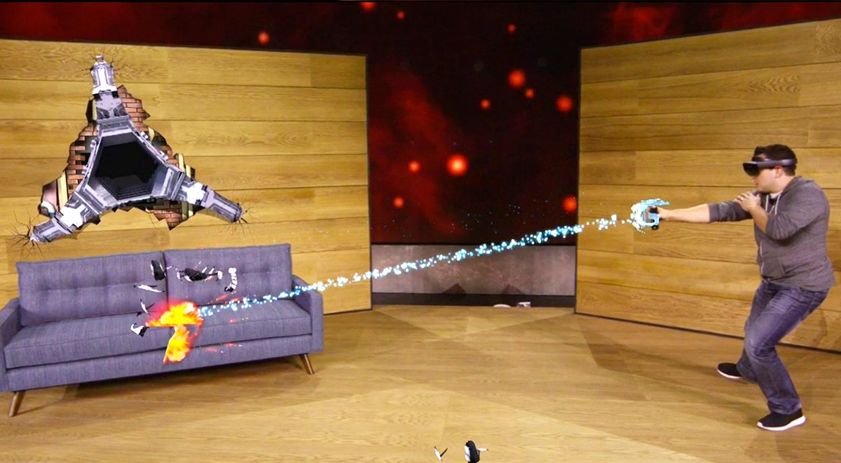 appgalleryinc's tweet photo. Real and Virtual Pendulums swing as one in Mixed Reality State
 #AugmentedReality #Unity3D #MixedReality #Gaming https://t.co/1NRQukmzUK