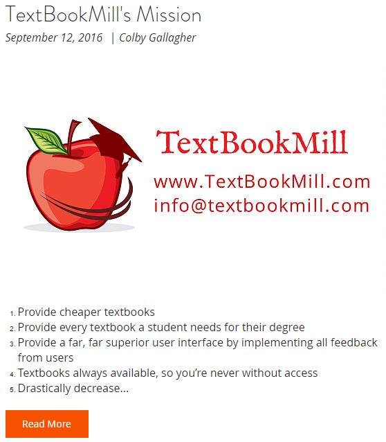 TextBookMill tweet picture