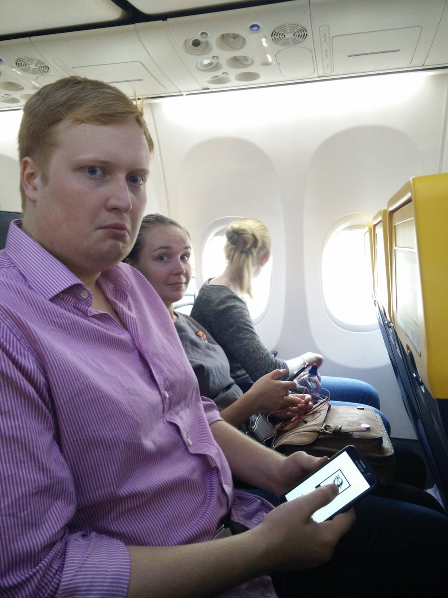 ICChamberChoir's tweet photo. And so we begin: on our flight to Milan for our tour to Lake Garda! #iccctour #packyourtrunks https://t.co/bmdF5isWEW
