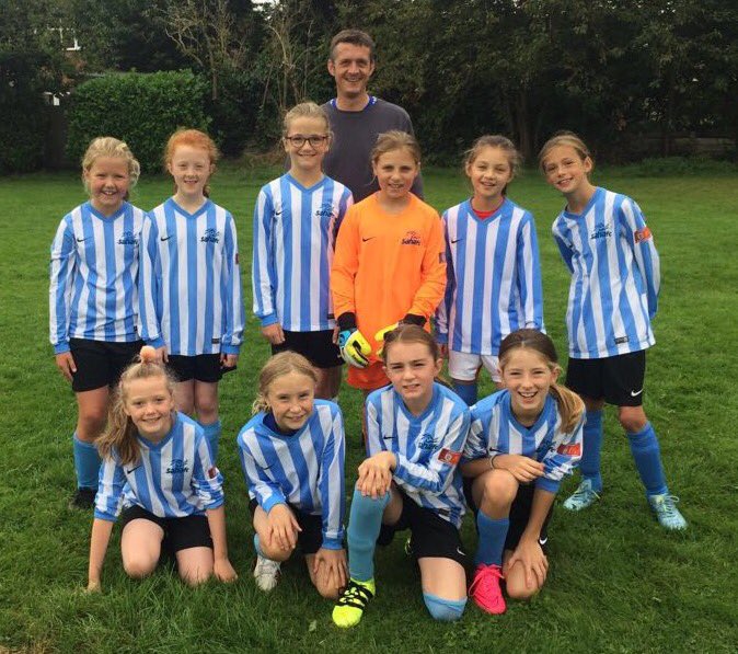 SAHAFCofficial's tweet photo. Great start for SAHA Panthers U10's on Saturday beating a resilient and determined Oswestry side. Well done girls! https://t.co/RdQqViolUW