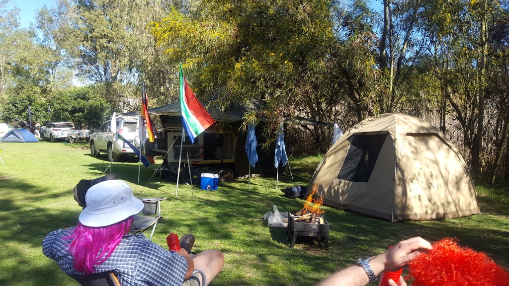 Our campsite at Kam'Bati next to the Breede River <a href="/braaitour/">braaitour</a>