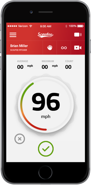 ScouteeRadar's tweet photo. How do you guys like our #SCOUTEE™ Speed Radar Gun #mobileapp? #app #mobileapplications #iOS #Android #velocity #mph https://t.co/ilDm3bKR4f