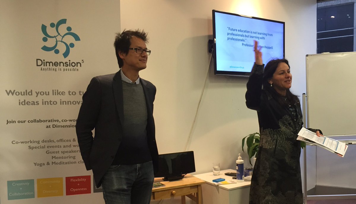 philipd2design's tweet photo. @DImension5hub @TaniadeJong introducing @jontv #d5hub tonight 😄 #speaker #storytelling https://t.co/P02YLnLQ71