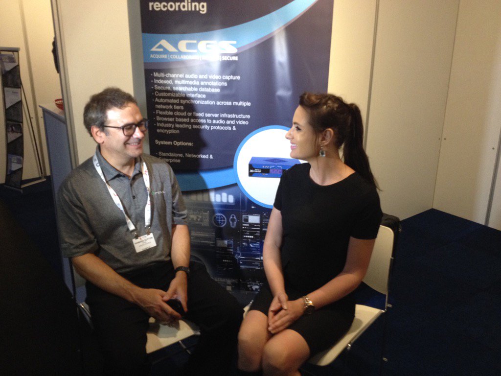 inbroadcast's tweet photo. Day 3 - @IBCShow Howard Sutton discussing latest news @PESA_ONLINE https://t.co/z06XllUy8U