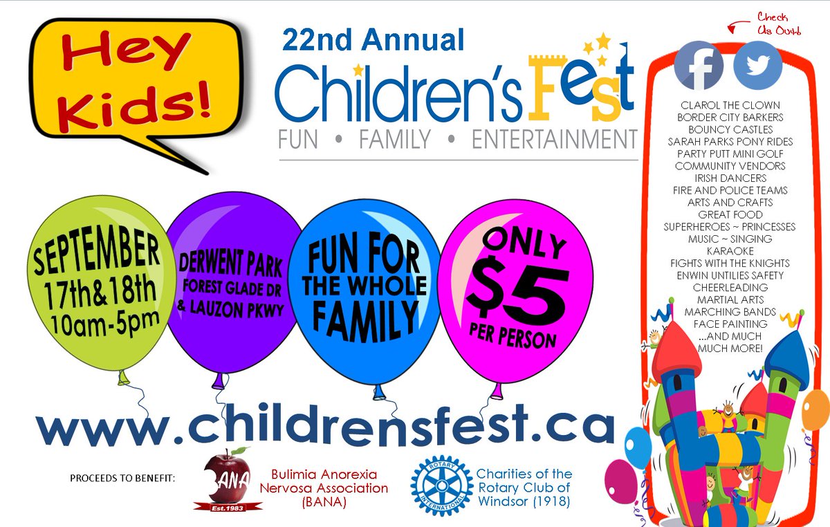 TWEPI's tweet photo. Looking for family fun this weekend? Check out @ChildrensFest1 https://t.co/D7k5bKT1bH https://t.co/bIrzslPlCh