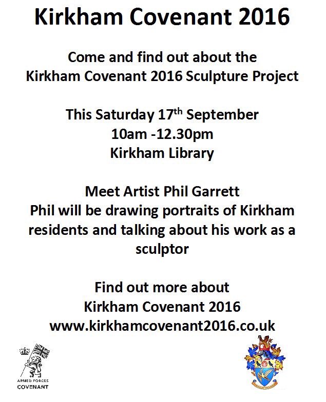CovenantKirkham's tweet photo. Come and find out about the #Kirkham Covenant this Saturday https://t.co/H0qiezISym