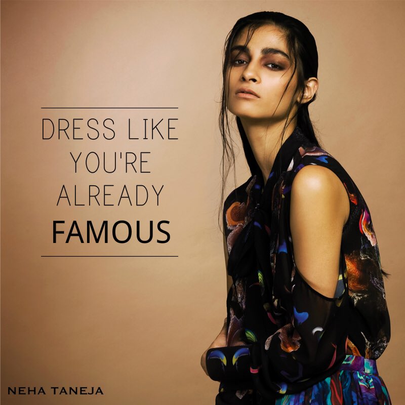 #quoteoftheday #NehaTaneja #india #fashion