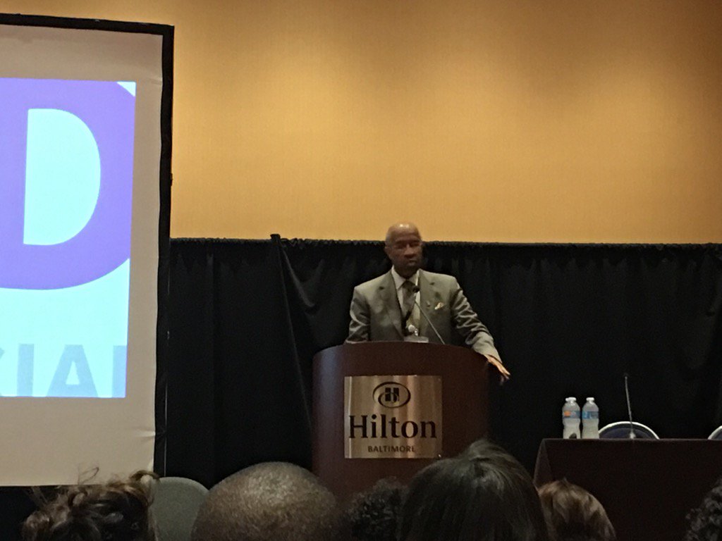 deborahowens's tweet photo. The visionary #Lecount Davis of @QuadASocial kicking off #quad16 conference in Baltimore https://t.co/PhLYwWuN7L
