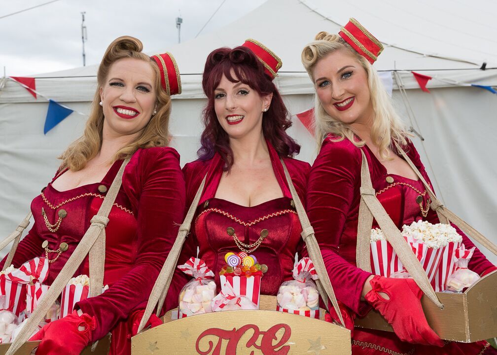 Great costumes and wonderful singing Girls!