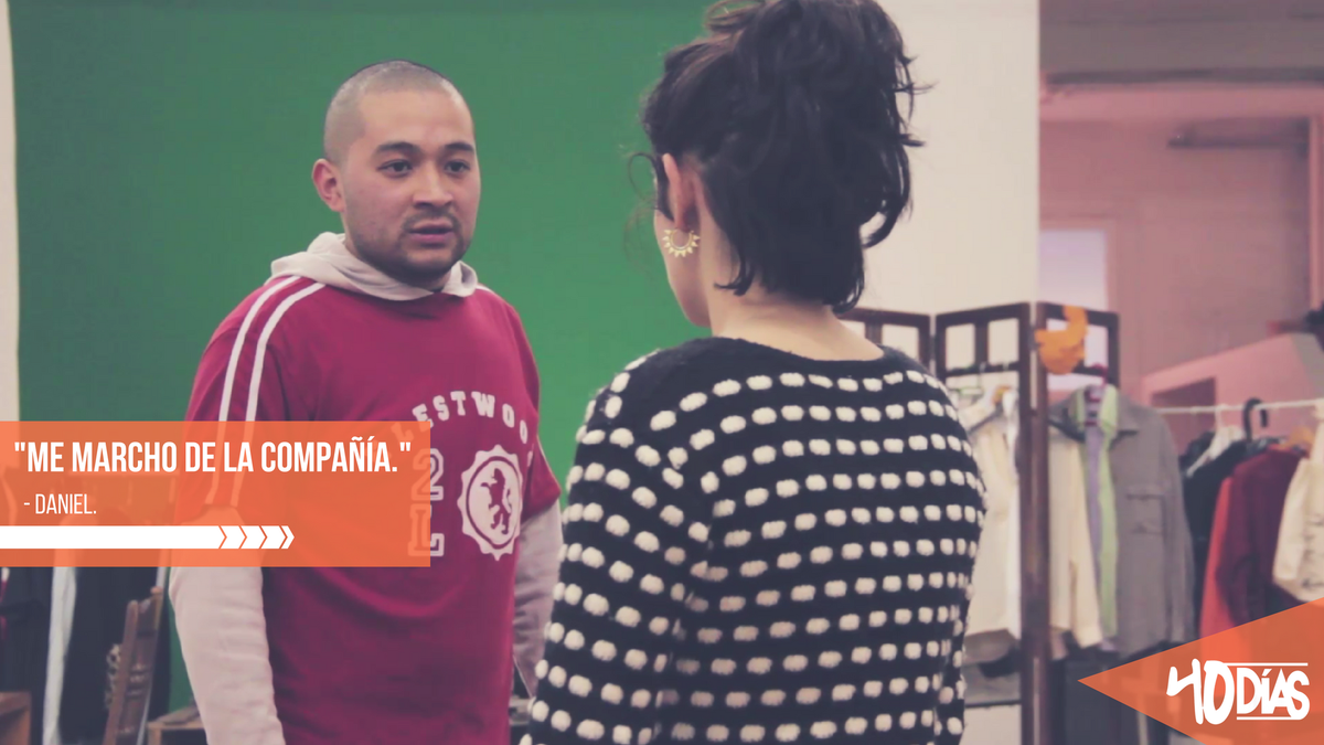 ¿Pero que te pasa Daniel? NO TE VAYAS! OH DIOS MIO...  ULTIMO CAPÍTULO, QUEDA POCO!! #webserie #40Días #Zaragoza