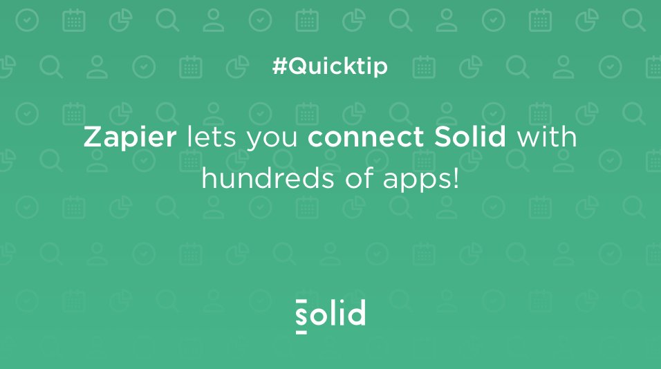 wisemblyjam's tweet photo. #Quicktip: Zapier ๐ ๐ Find out how to use it: https://t.co/3jAQBEufAQ #GetSolid https://t.co/gfrPfmW9ZE