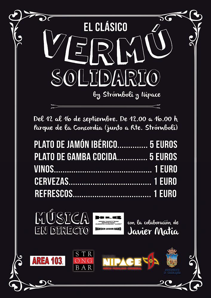 FundacionNIPACE's tweet photo. 👏👏👏 ¡Hoy arrancamos (12.00 horas) con el #Vermúsolidario de @FundacionNIPACE y #Stromboli! yhttp://ow.ly/jzhQ3047iDB https://t.co/RnEz95lofR