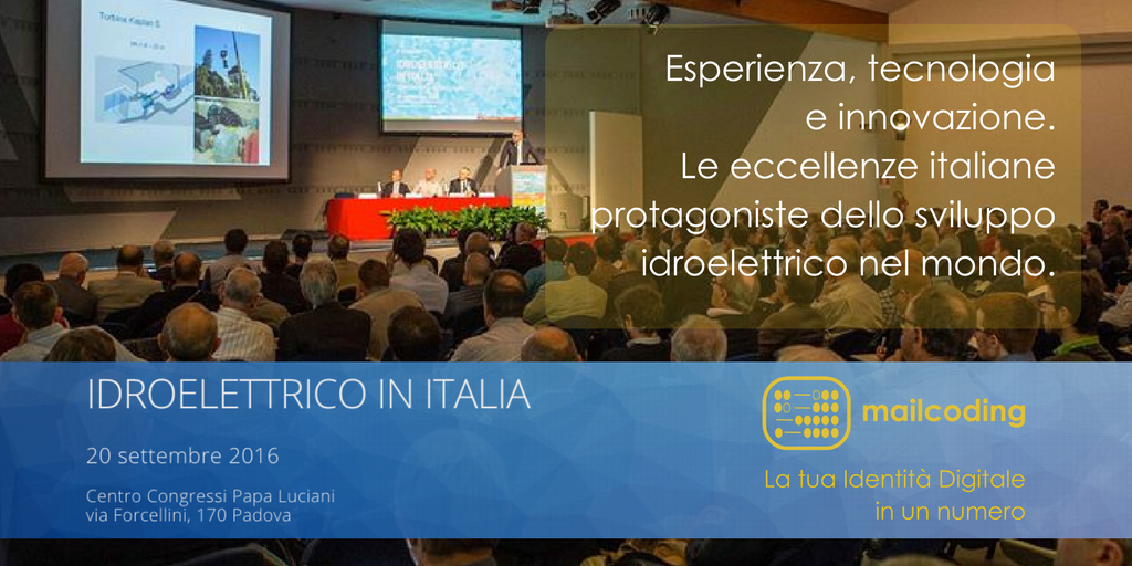 mailcode's tweet photo. Partecipa a @IdroelettricoIT con il tuo #mailcode!
Fai #networking in modo efficiente ed innovativo!
#fiere #eventi https://t.co/IgVGhhd2rj