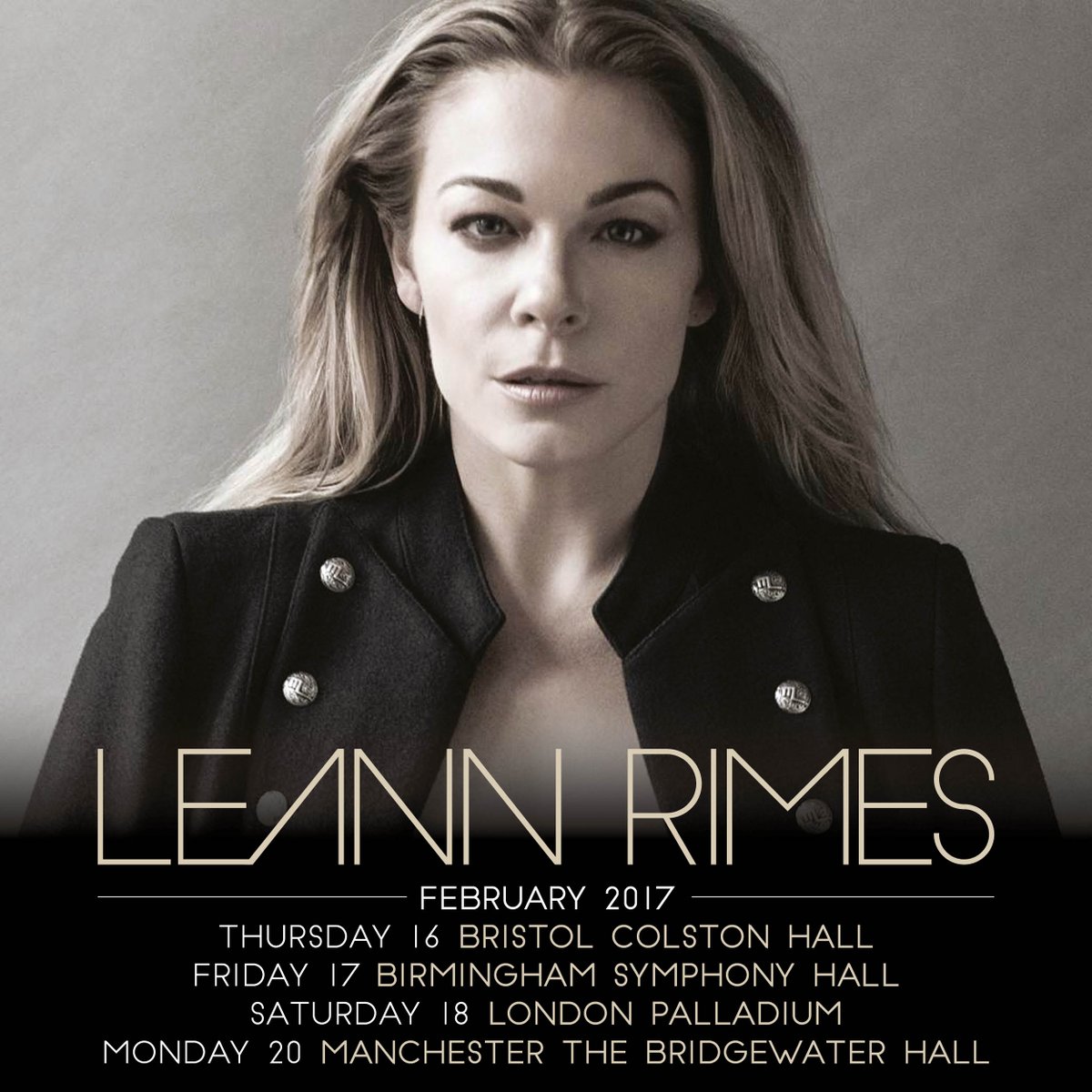 gigsandtours's tweet photo. ANNOUNCE// @leannrimes confirms UK tour for Feb 2017! Tickets on sale 10am Fri: https://t.co/qAZSAwFF5B https://t.co/WArlVuUF1N