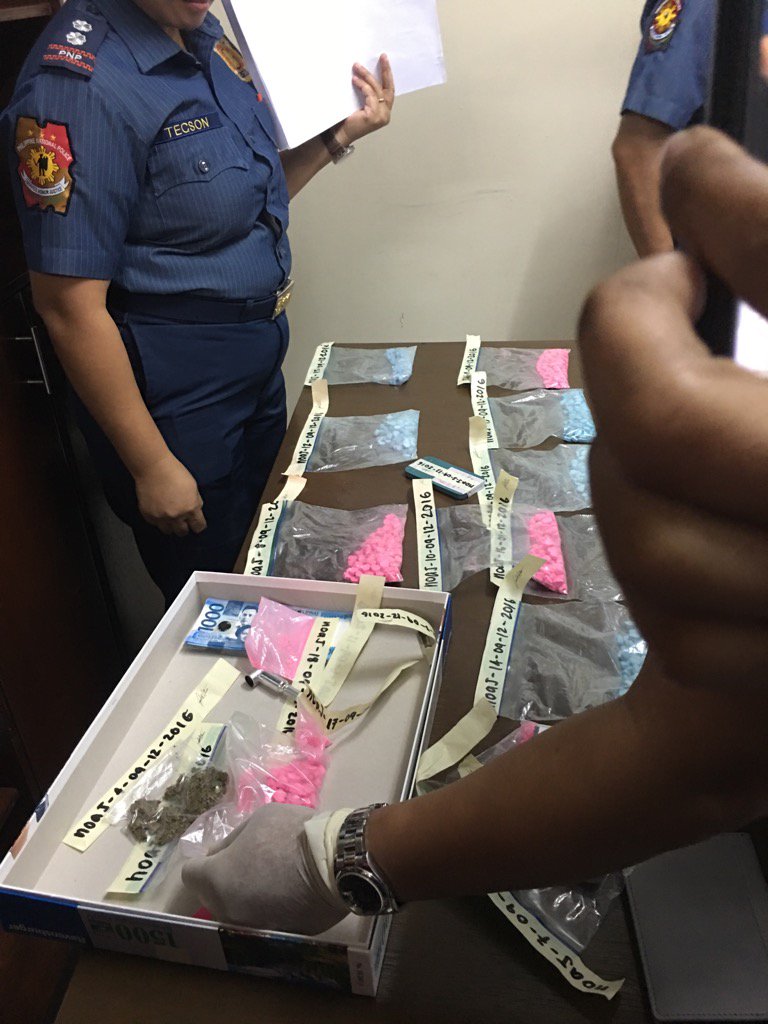mikefrialde's tweet photo. Taguig Police present to media the ecstasy tablets seized from four pushers at BGC barsand clubs https://t.co/nbk7Q3p3ii