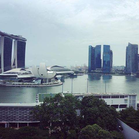 AlexRinald's tweet photo. #marinabay is the best landscapes in #Singapore #nationalart #museum #view https://t.co/hA0ZJfi7mO