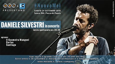 icompanymusic's tweet photo. #iEvent | iCompany e @MEI_Meeting presentano @daniesilvestri live il 24.09
Scopri di più >> https://t.co/PRwmKxabGd https://t.co/SbPBlrAPJZ