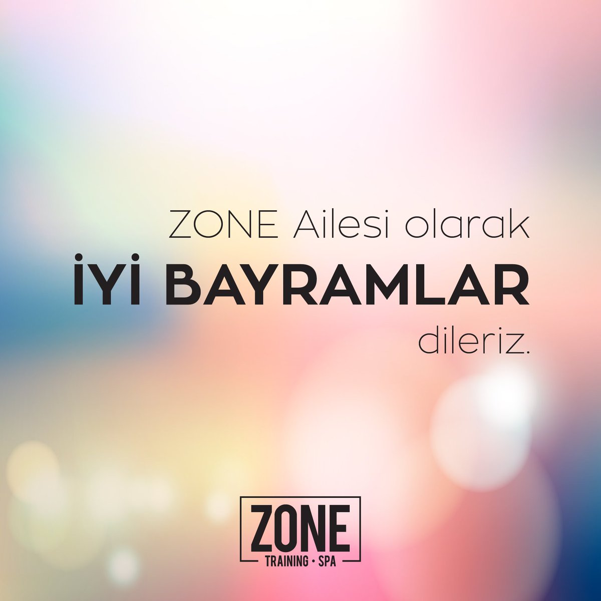 Sevdiklerinizle beraber sağlıklı, mutlu ve huzurlu nice bayramlar dileriz. #iyibayramlar #zoneclub #mutlubayramlar