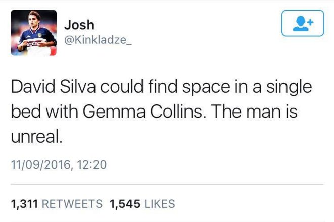 FootyAccums's tweet photo. Just one of David Silva's many talents. https://t.co/r9AoHakrwz