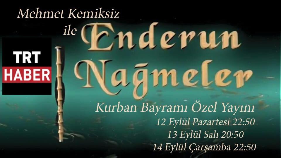 Kurban bayramı özel yayınımız bu gece ve bayram boyunca <a href="/trthaber/">TRT HABER</a> ekranlarında sizlerle... <a href="/mkemiksizmk/">Mehmet Kemiksiz</a>