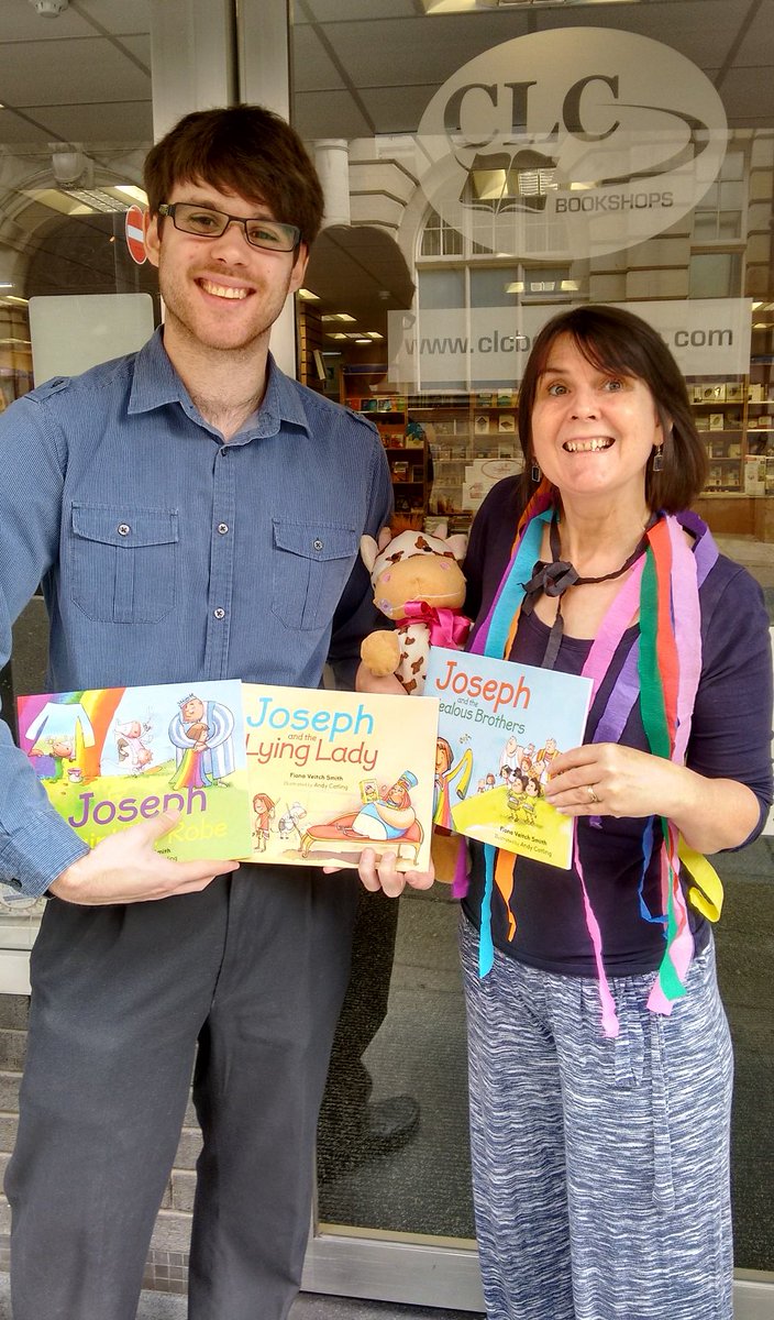 FionaVeitchSmit's tweet photo. #YoungJoseph launch @CLC_Newcastle on Sat. Thanks Ian Taylor &amp; team we had lots of fun. @SPCKPublishing #ChloetheCow https://t.co/L2vPyt2ZCZ