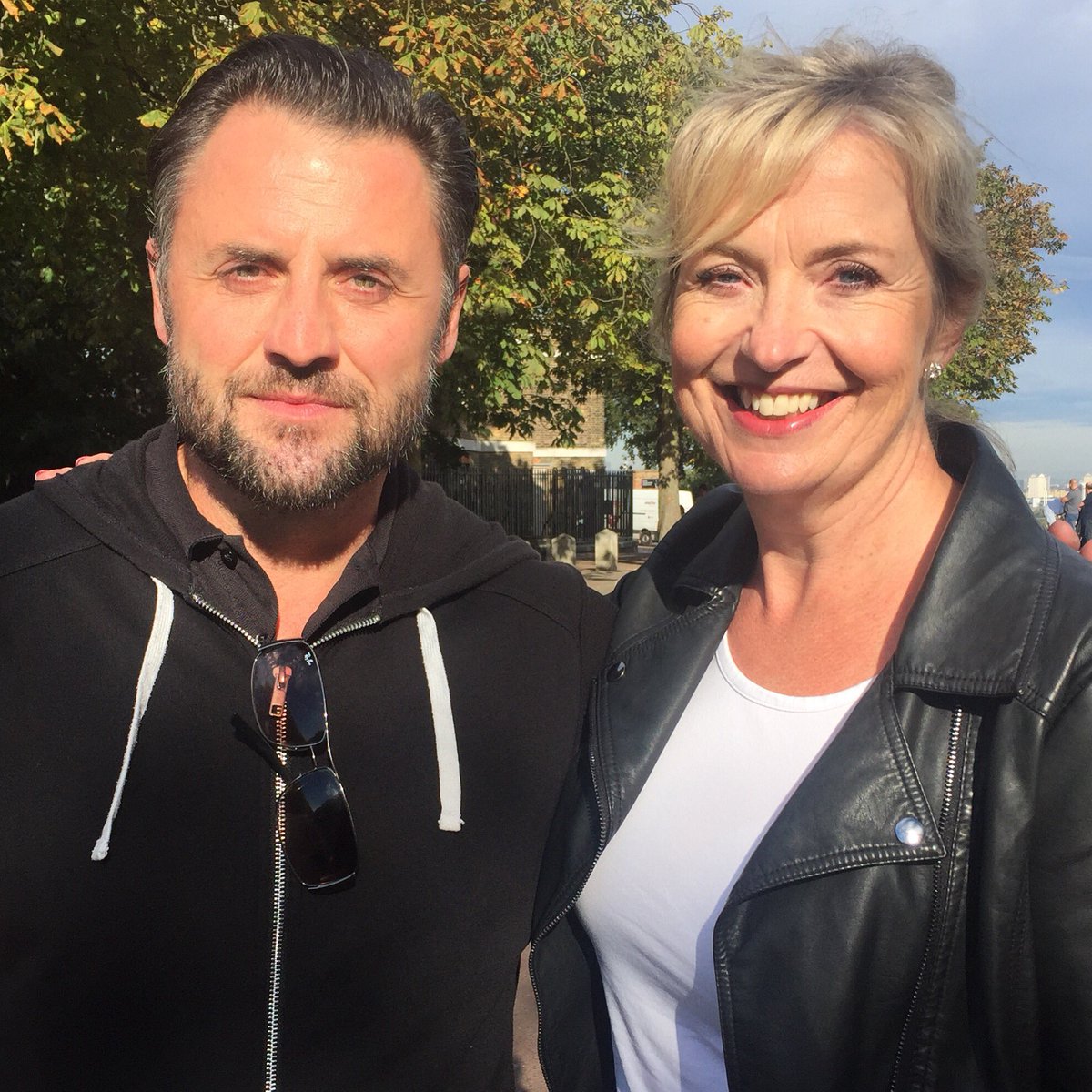 petewebfitness's tweet photo. So..today I met my celebrity crush @carolkirkwood #lifeiscomplete #whatawoman #carolkirkwood #inleather💪 https://t.co/ONWdnVCQB6