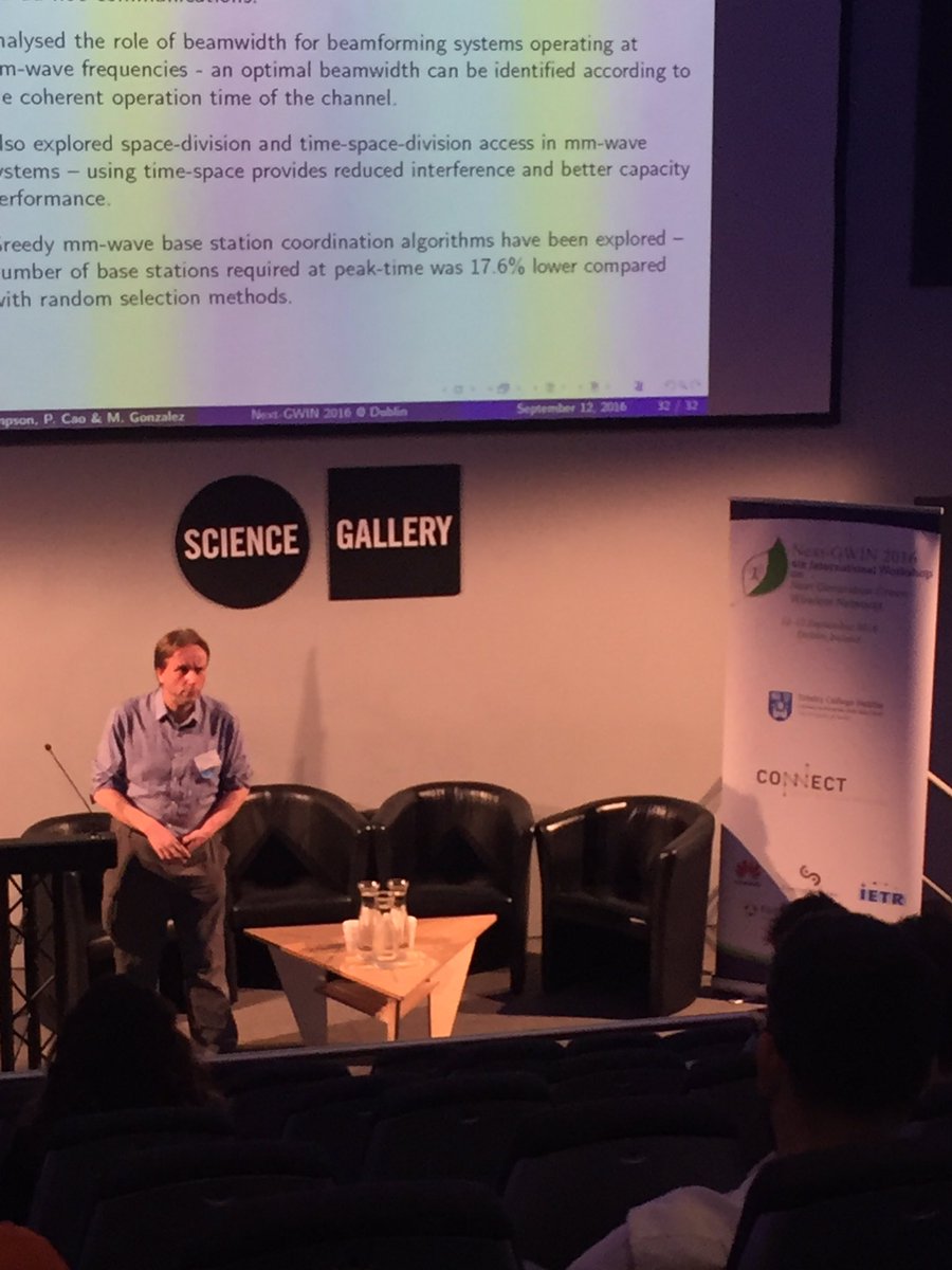 connect_ie's tweet photo. Masterclass in #Energy & #Spectrum efficiency from John Thompson @EdinburghUni #mimo #GreenWireless #NextGWIN https://t.co/KWQFrrIAlz