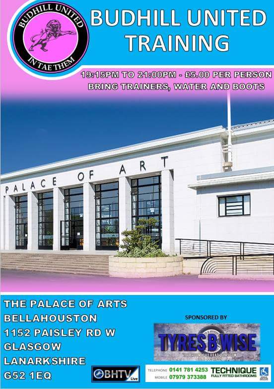 Training resumes this Wed n we have a cpl special guest taking the session wil find out l8r if they are both free.