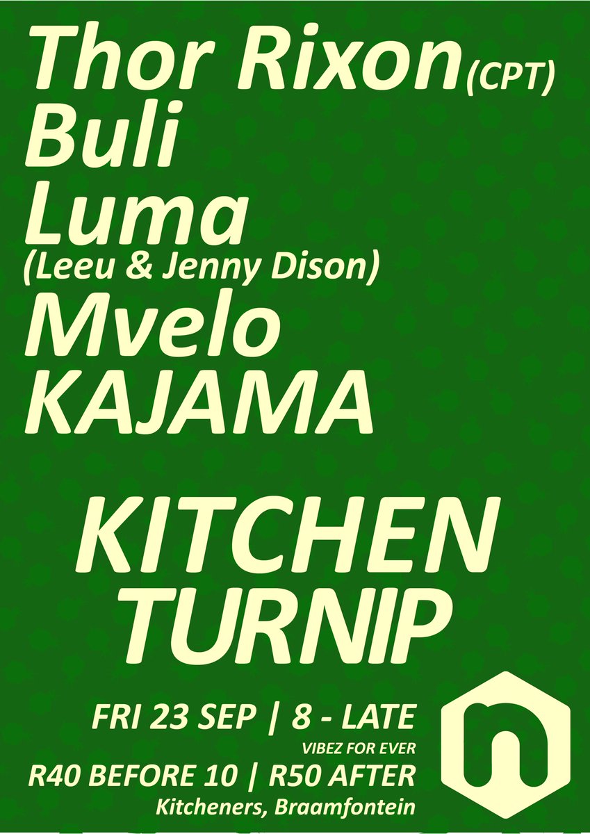 It's happening! #KitchenTurnipVol3 at <a href="/BarKitcheners/">KCB</a> 23rd Sept.