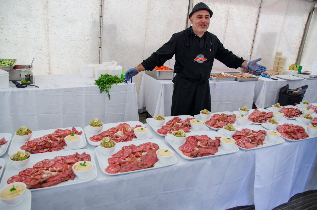 AndyEatwell's tweet photo. Andy looking very proud of the food he's prepared!! #EatWellCatering #Happychef #events #catering #party https://t.co/tivnnt8P3S