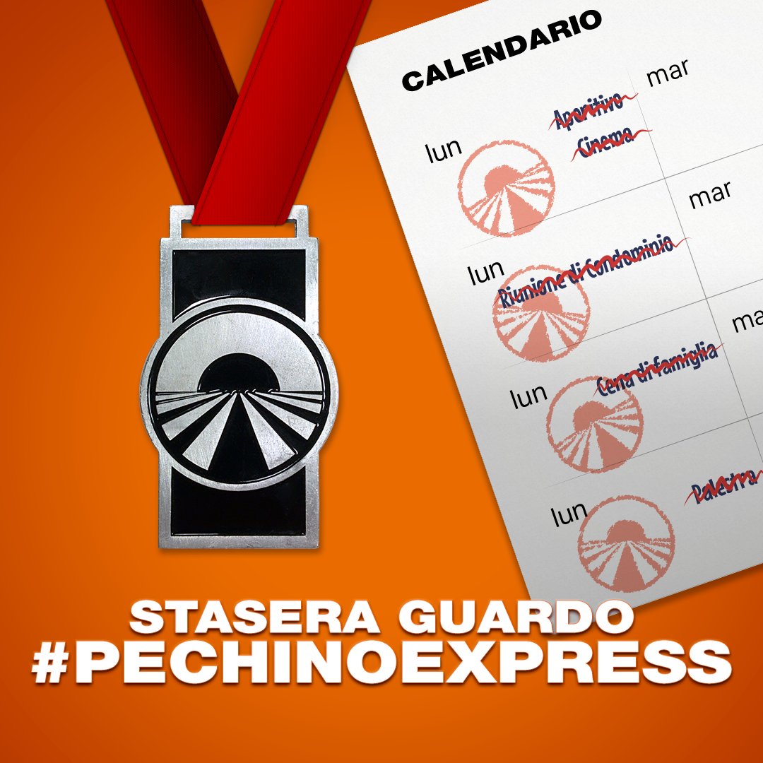 PechinoExpress's tweet photo. È il momento di far sapere a tutti che stasera non ci sarete per nessuno… 
Stasera c’è #pechinoexpress! Condividete! https://t.co/KAcmKzOMd5