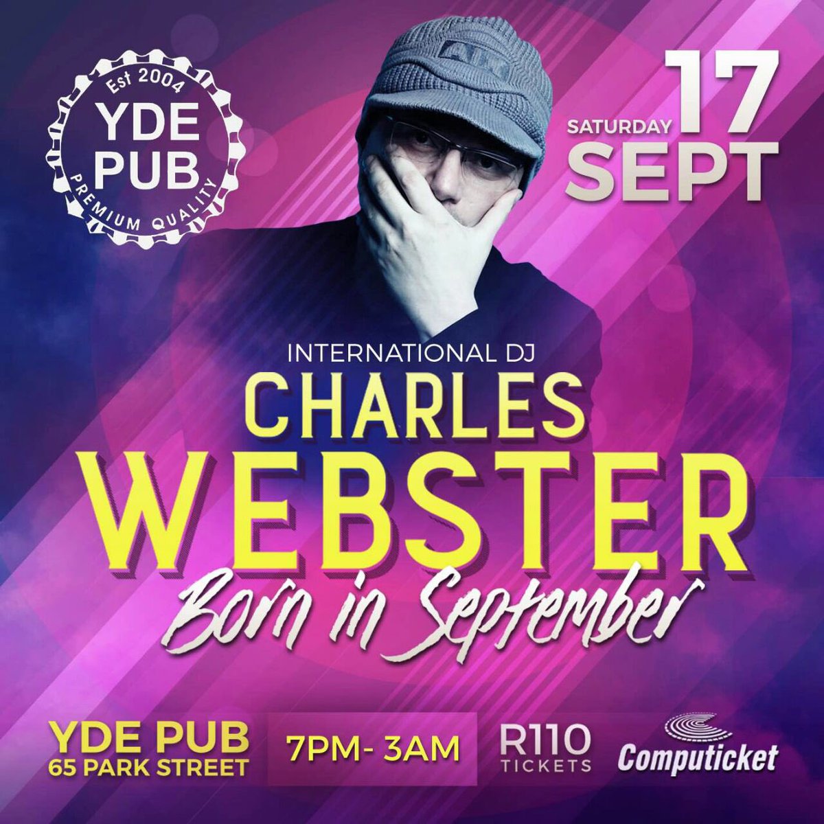 Ntukza's tweet image. Rocking with #CharlesWebster this Saturday YDE Pub