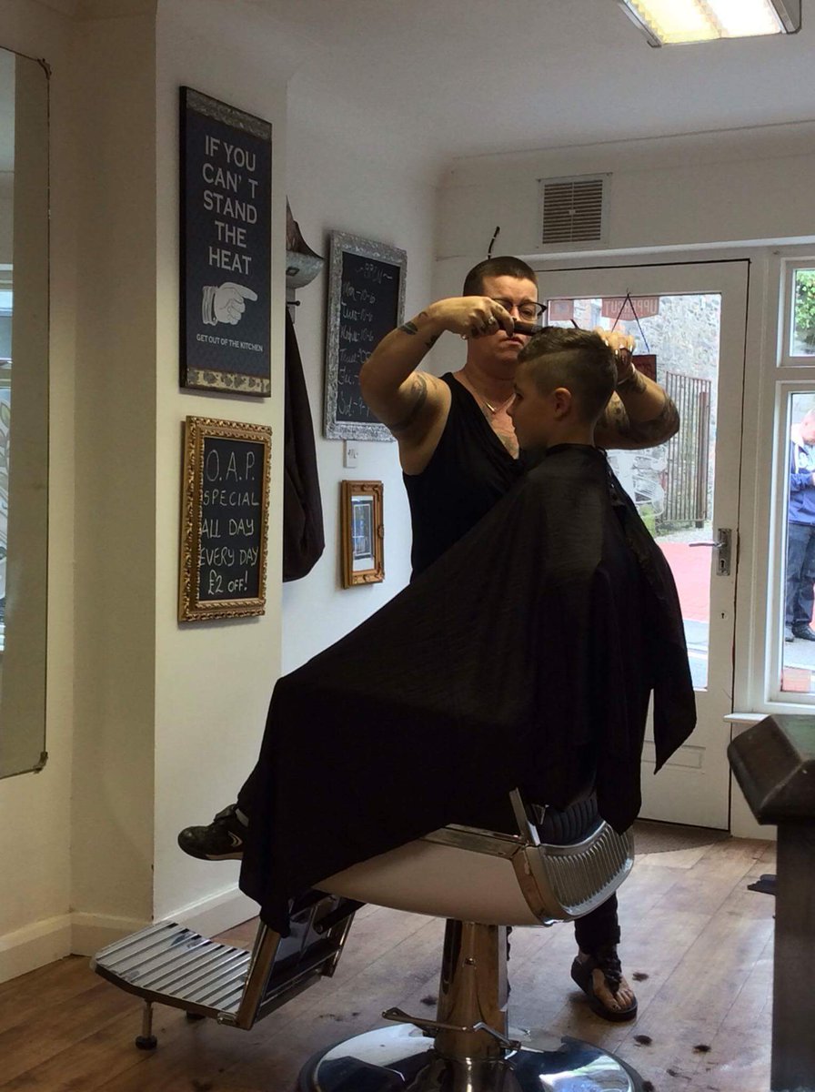 Doing what I love!#barberlife  #themadamerican