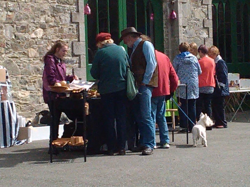 And the sun brought out the people for the crafts at johnstown castle in Wexford. Great day. I even got sun burnt.