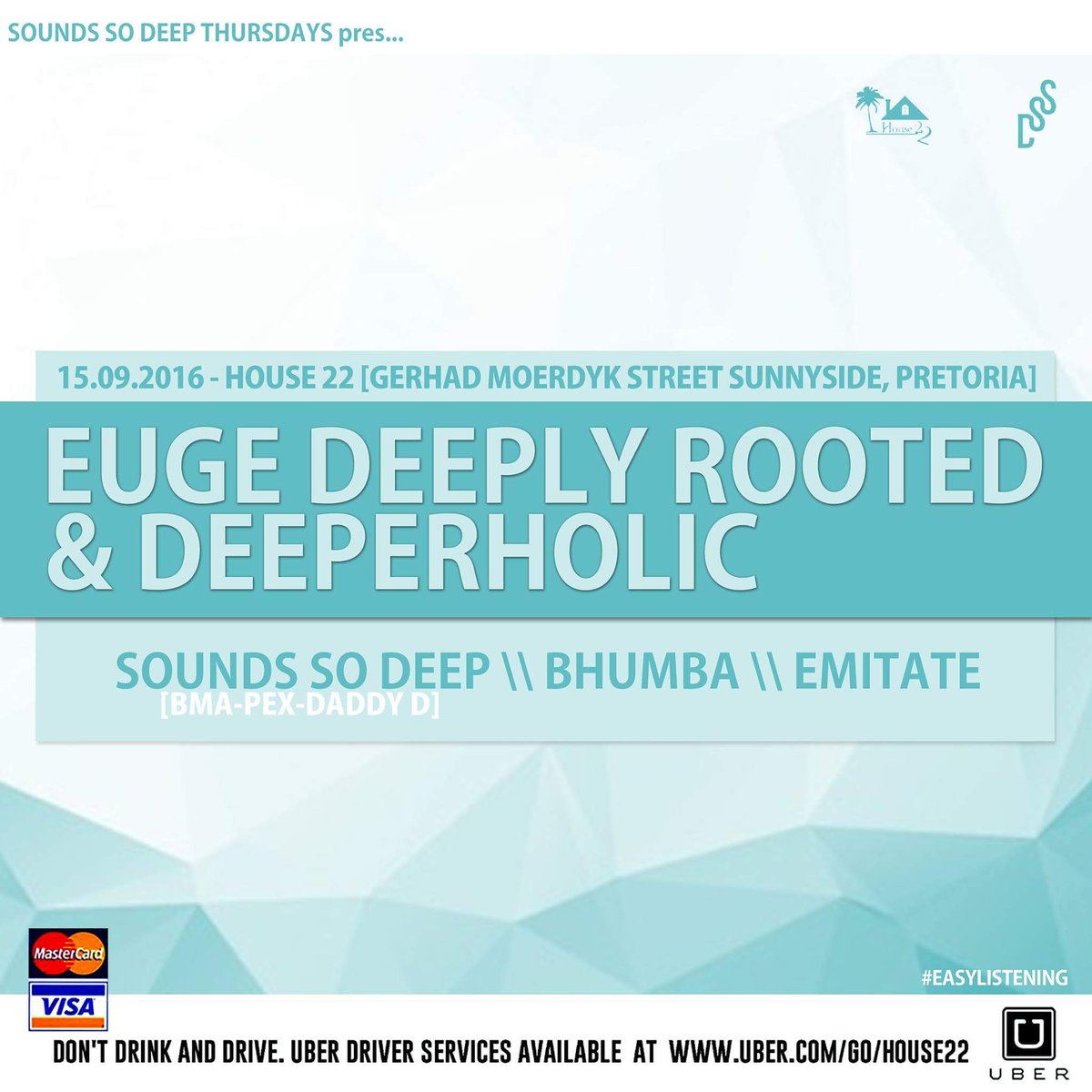 RealDeeperholic's tweet photo. @soundssodeep Thursday with @EugeSithole and @emitatemakwela 

#DeepHouse #DeepTech #DeepOneWay #HouseMusic ⏯🗣♬♫♪ https://t.co/a2qeagzV4f