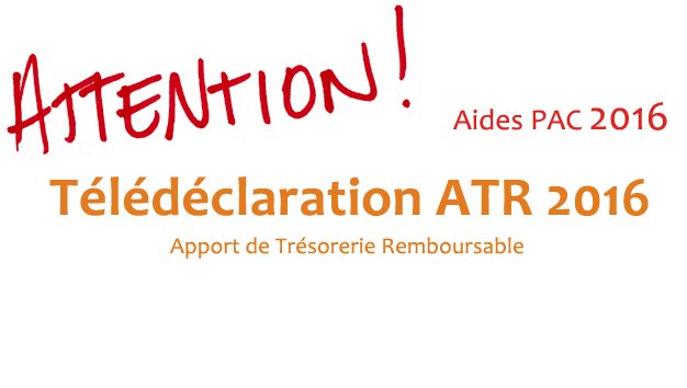 #Teledeclaration #ATR2016 #permanencesCDA2A #lundi #mardi #ajaccio #sotta #AIDES_PAC_2016 chambre-agriculture2a.fr