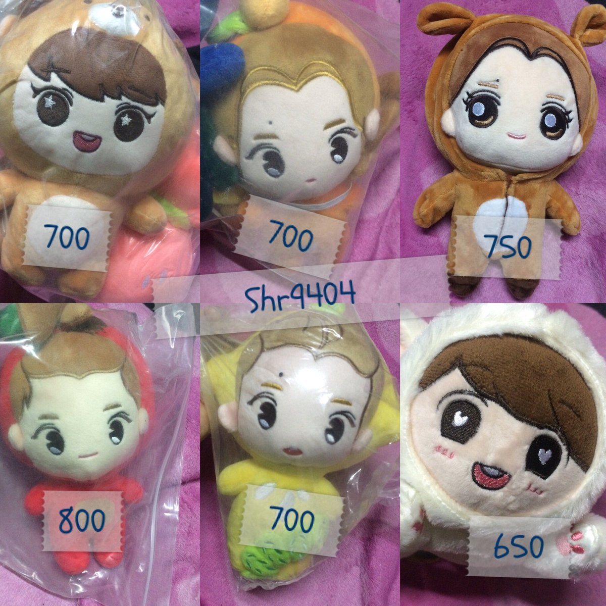 shr9404's tweet photo. ตุ๊กตาลู่หานราคาตามนี้ ไม่เคยเล่นค่ะ สนใจทักได้นะคะ #luhan #luhandoll #ต้าหยา #ส้มลู่ #applelu #เลม่อนลู่ https://t.co/cDERGHcyCg