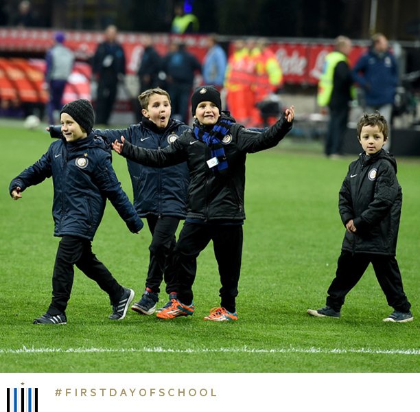 In bocca al lupo per l'inizio del nuovo anno scolastico a tutti i piccoli #InterFans! 😃📚🎒 #FCIM