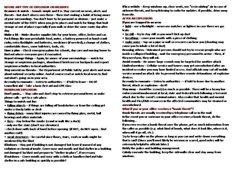 A Simple Reminder from Dasmariñas City Police Station.
Keep Safe Everyone!
#BombThreatAwareness